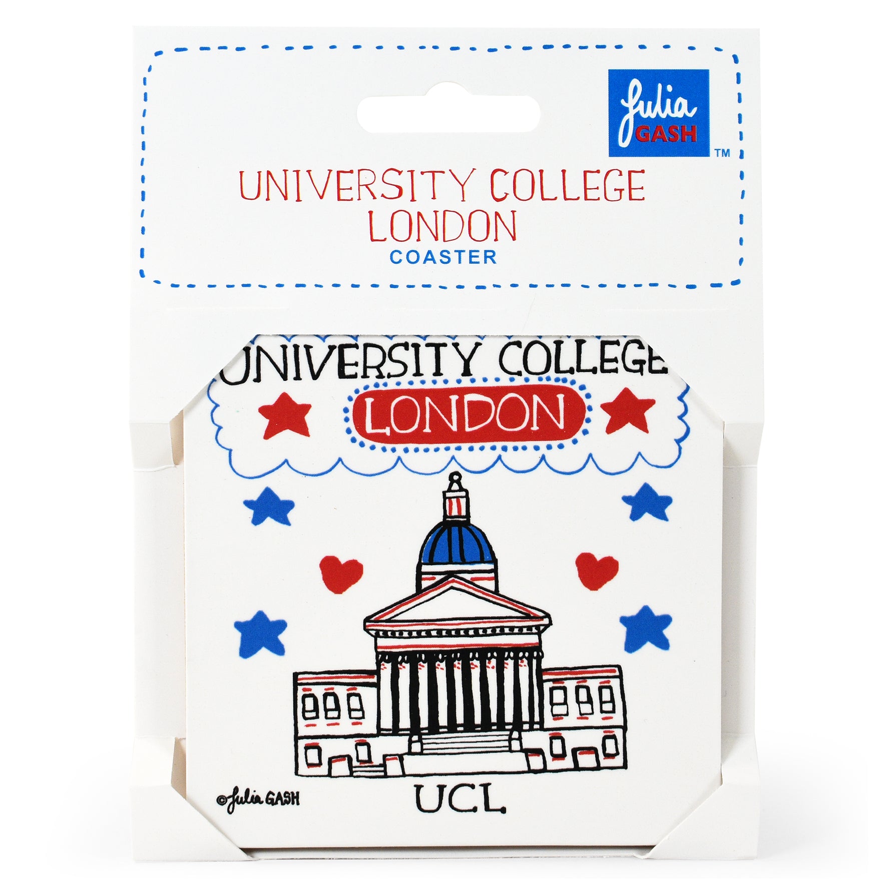 UCL London Coaster by Julia Gash