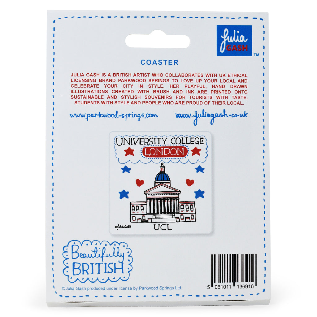 UCL London Coaster by Julia Gash