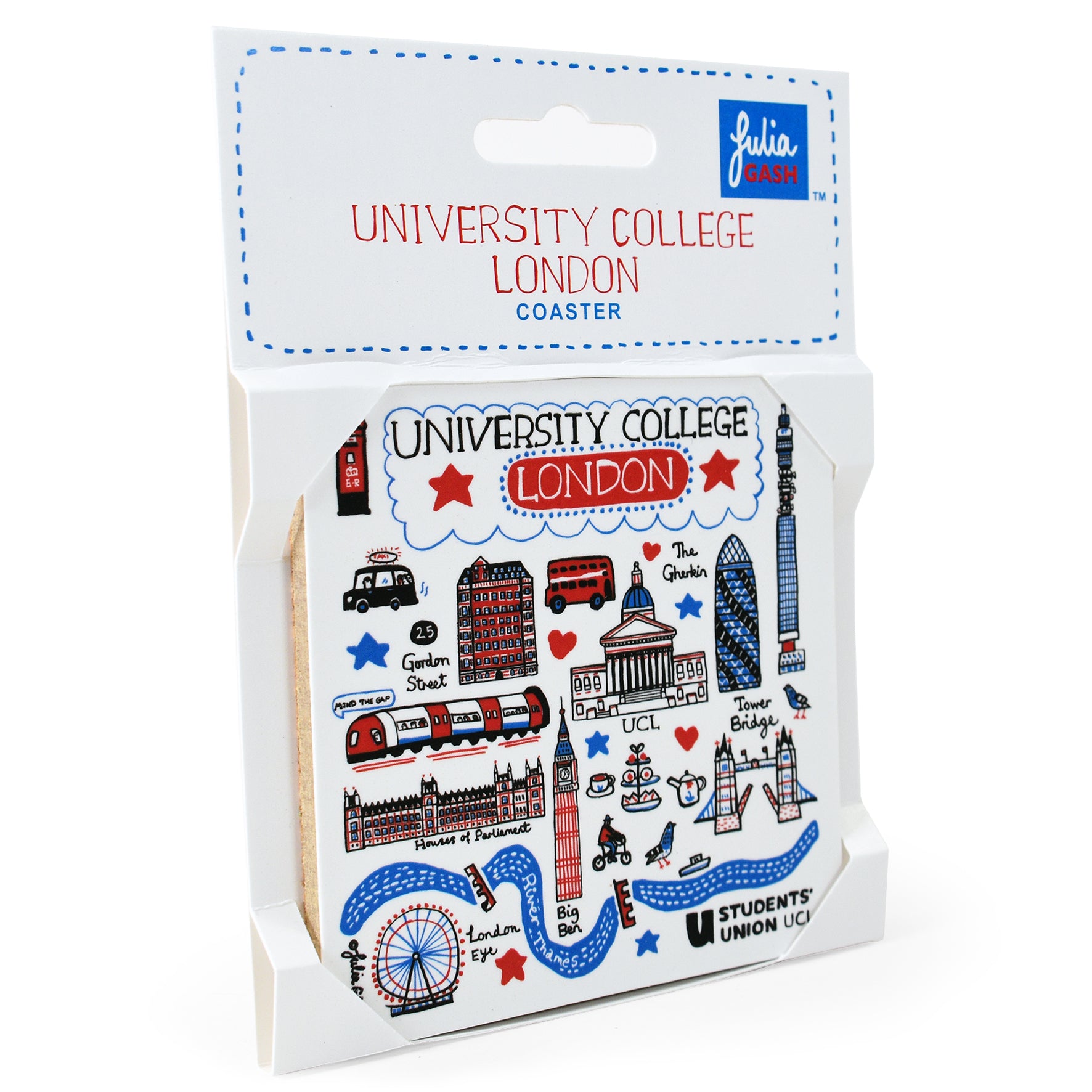 UCL London Coaster by Julia Gash