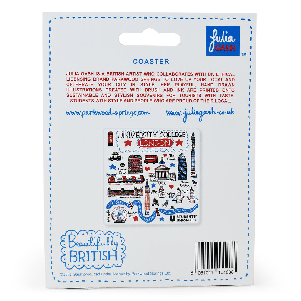 UCL London Coaster by Julia Gash