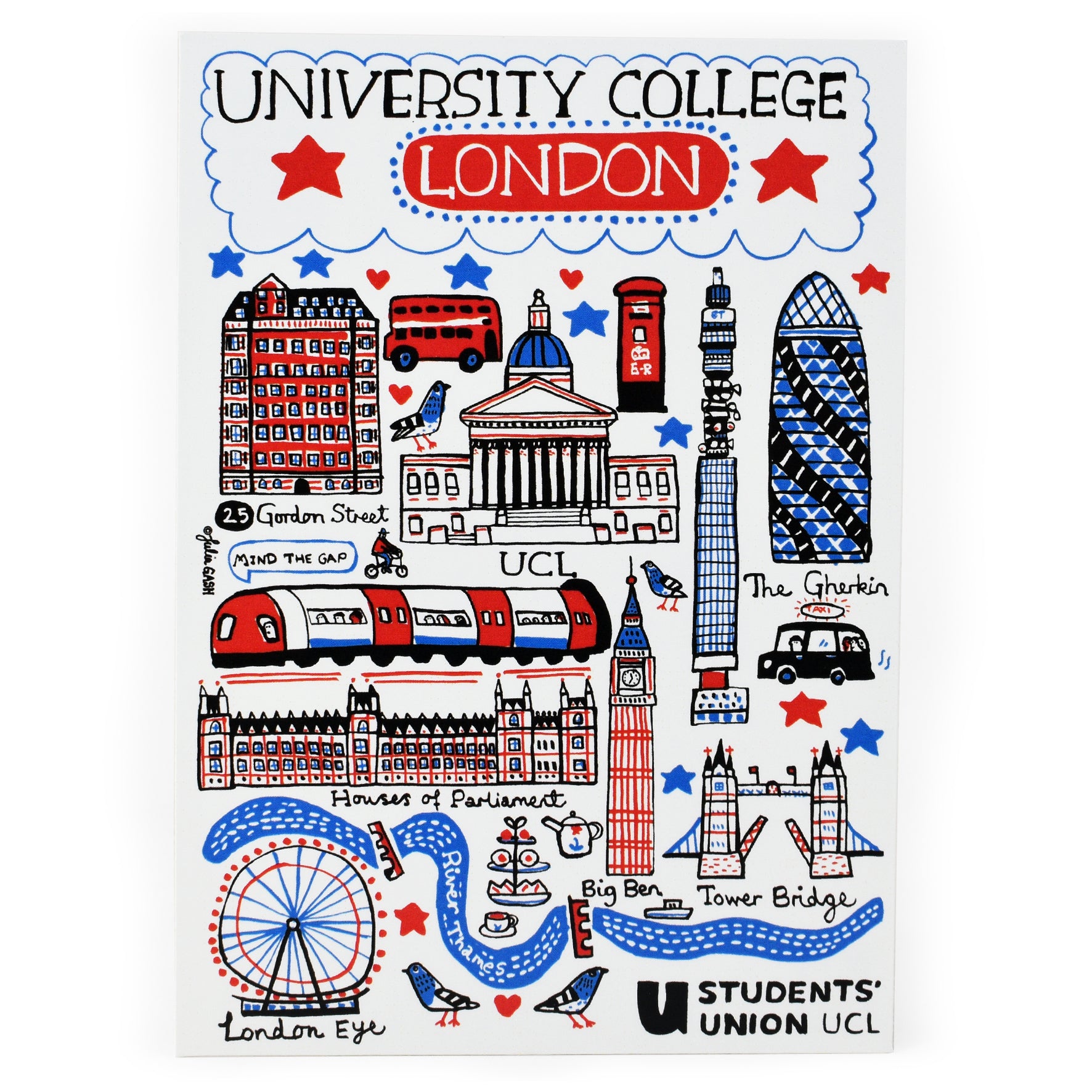 UCL Postcard by Julia Gash