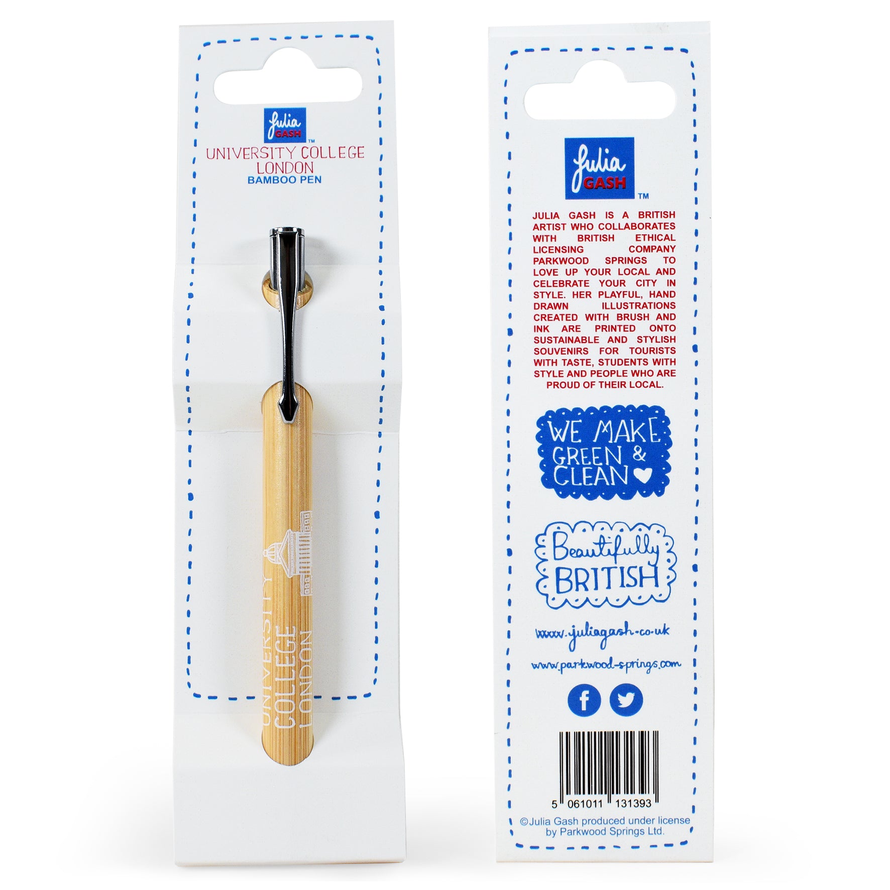 UCL London Design Bamboo Pen by Julia Gash