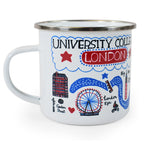 UCL London Design Tin Mug by Julia Gash
