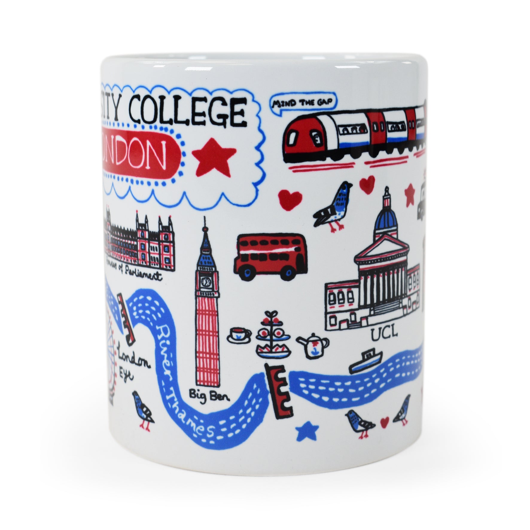 UCL Ceramic Mug by Julia Gash