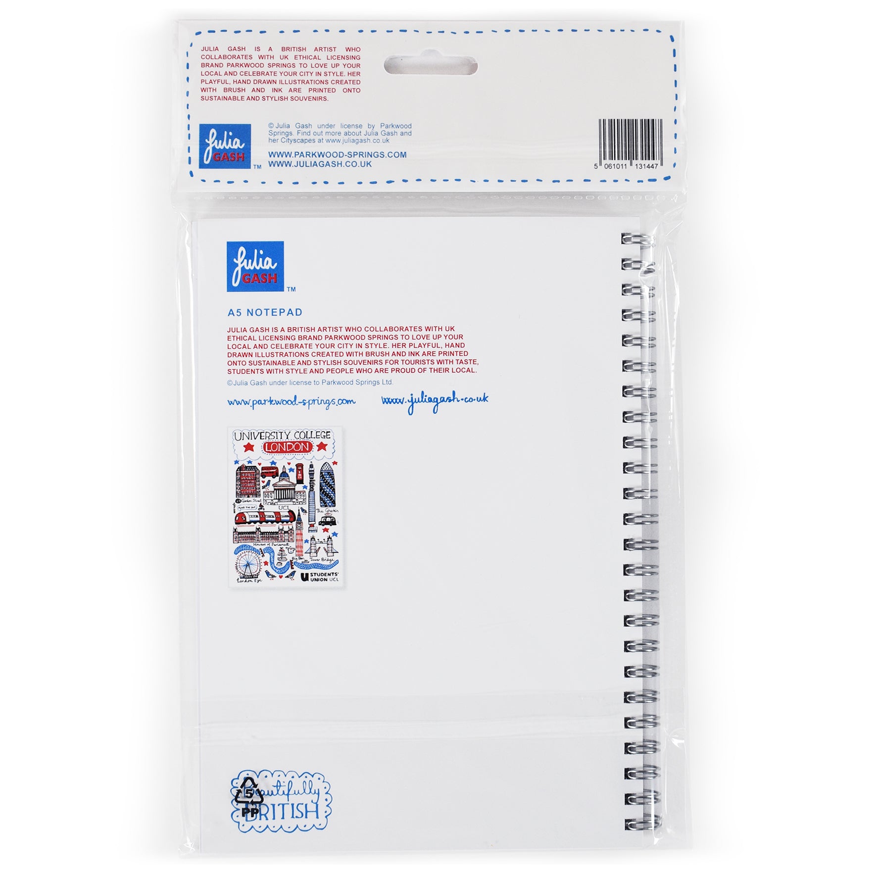 UCL Notebook by Julia Gash