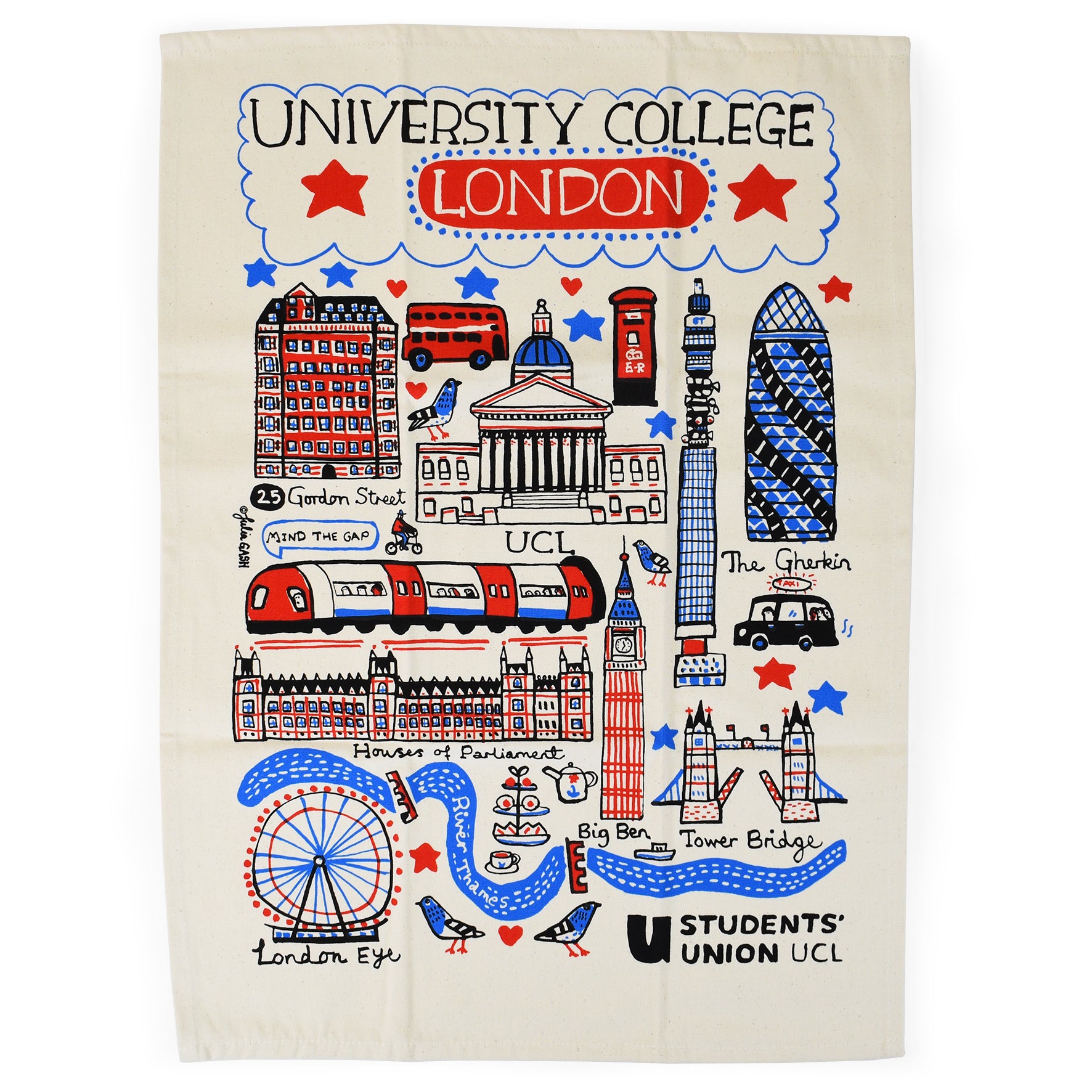 UCL Tea Towel by Julia Gash