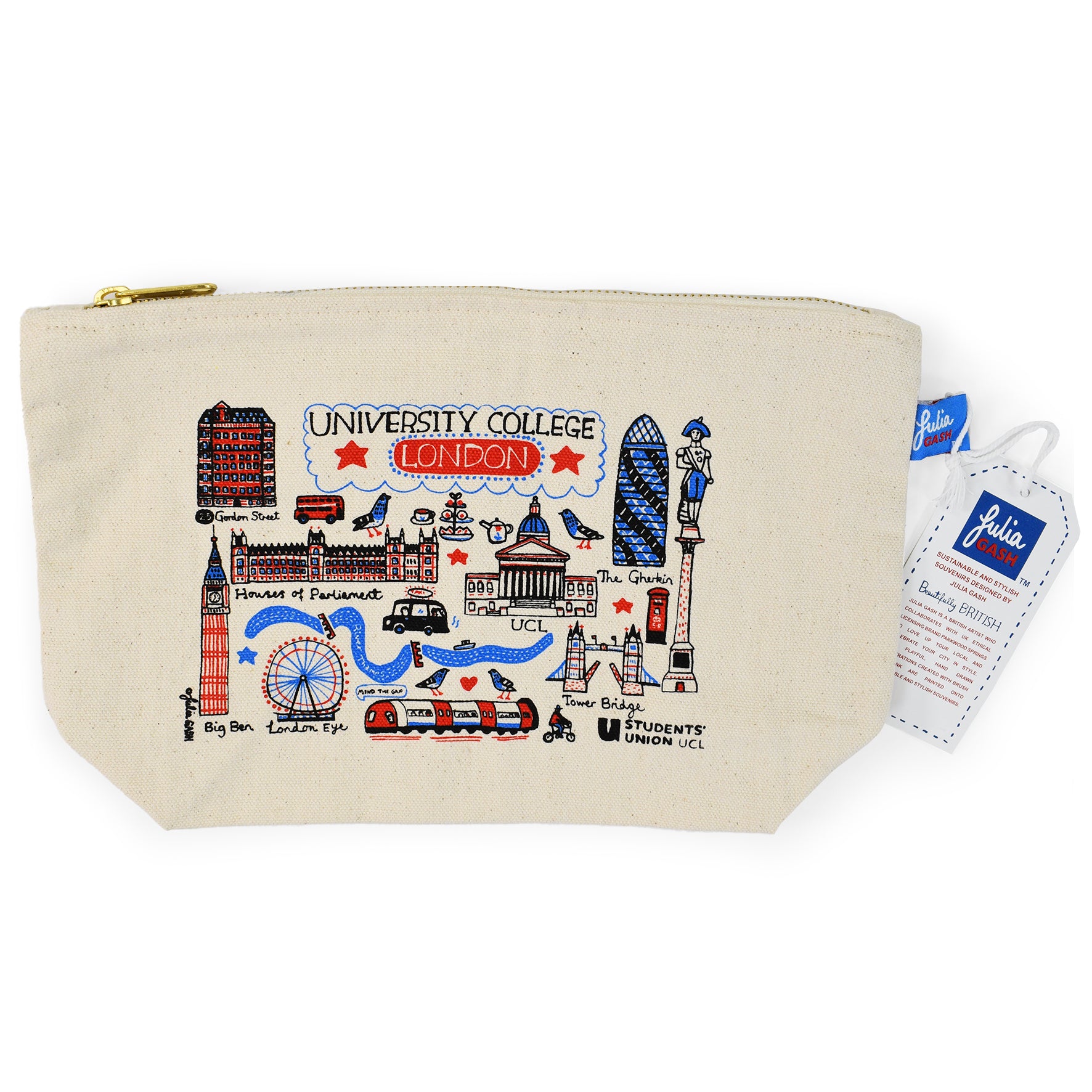 Graduation Natural Accessory Pouch by Julia Gash
