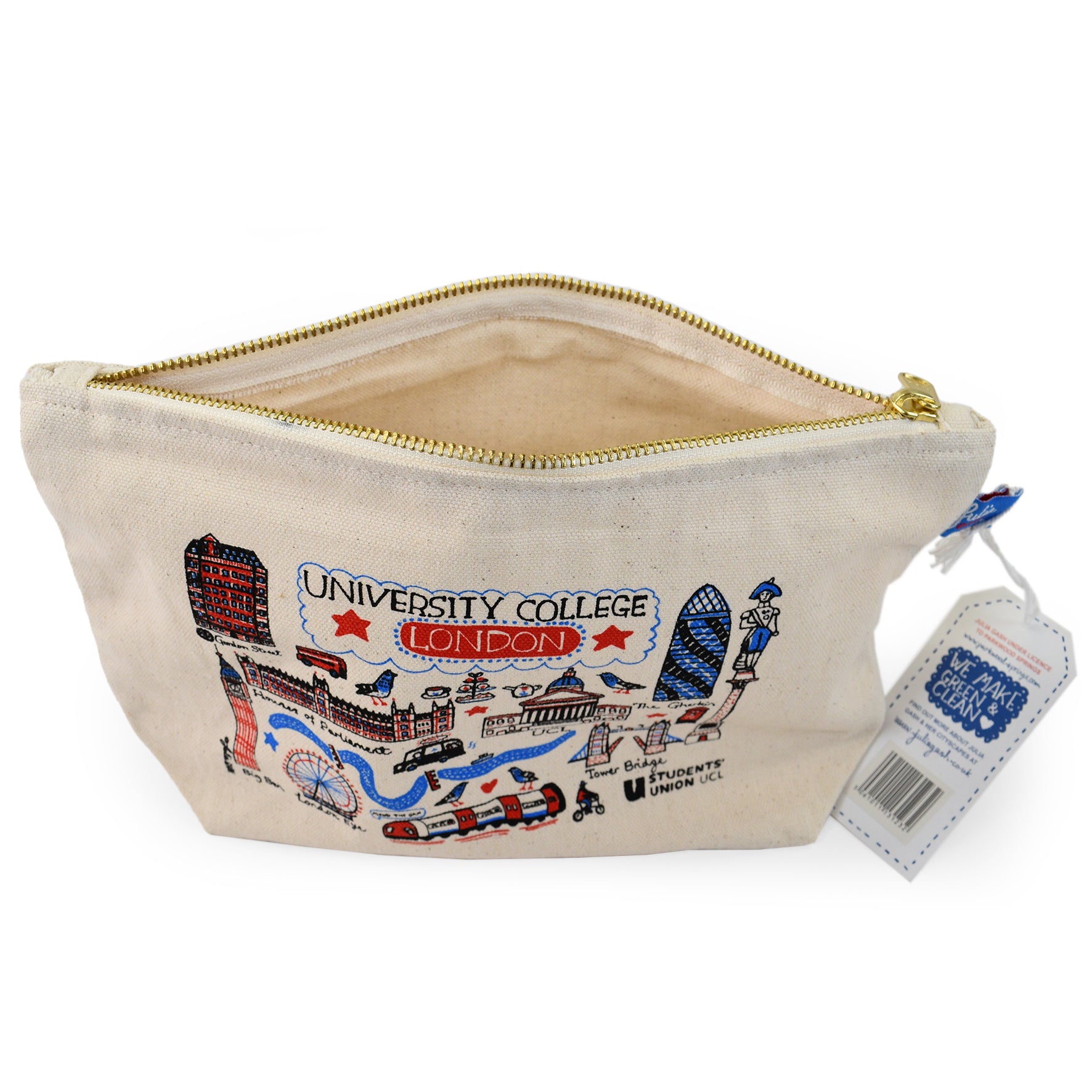 Graduation Natural Accessory Pouch by Julia Gash
