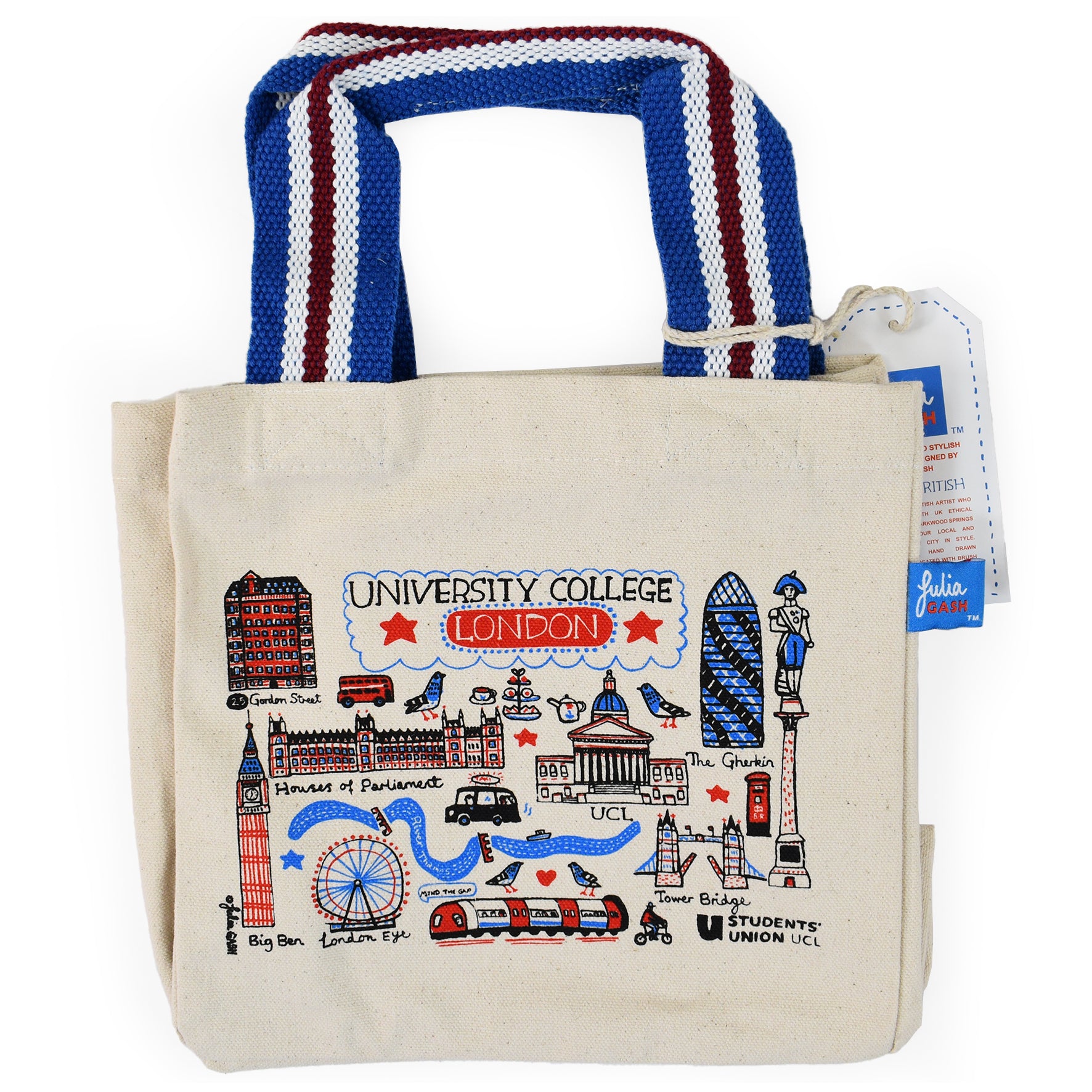 UCL London Design Mini Natural Tote by Julia Gash