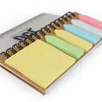 Spiral Notebook Coloured Sticky Notes