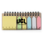Spiral Notebook Coloured Sticky Notes