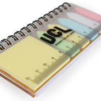 Spiral Notebook Coloured Sticky Notes