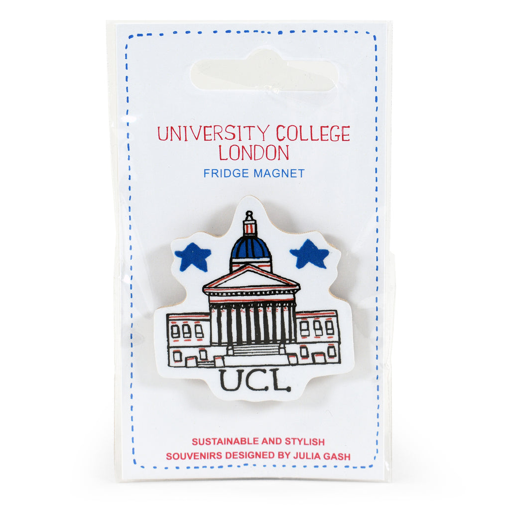 UCL Wooden Magnet by Julia Gash
