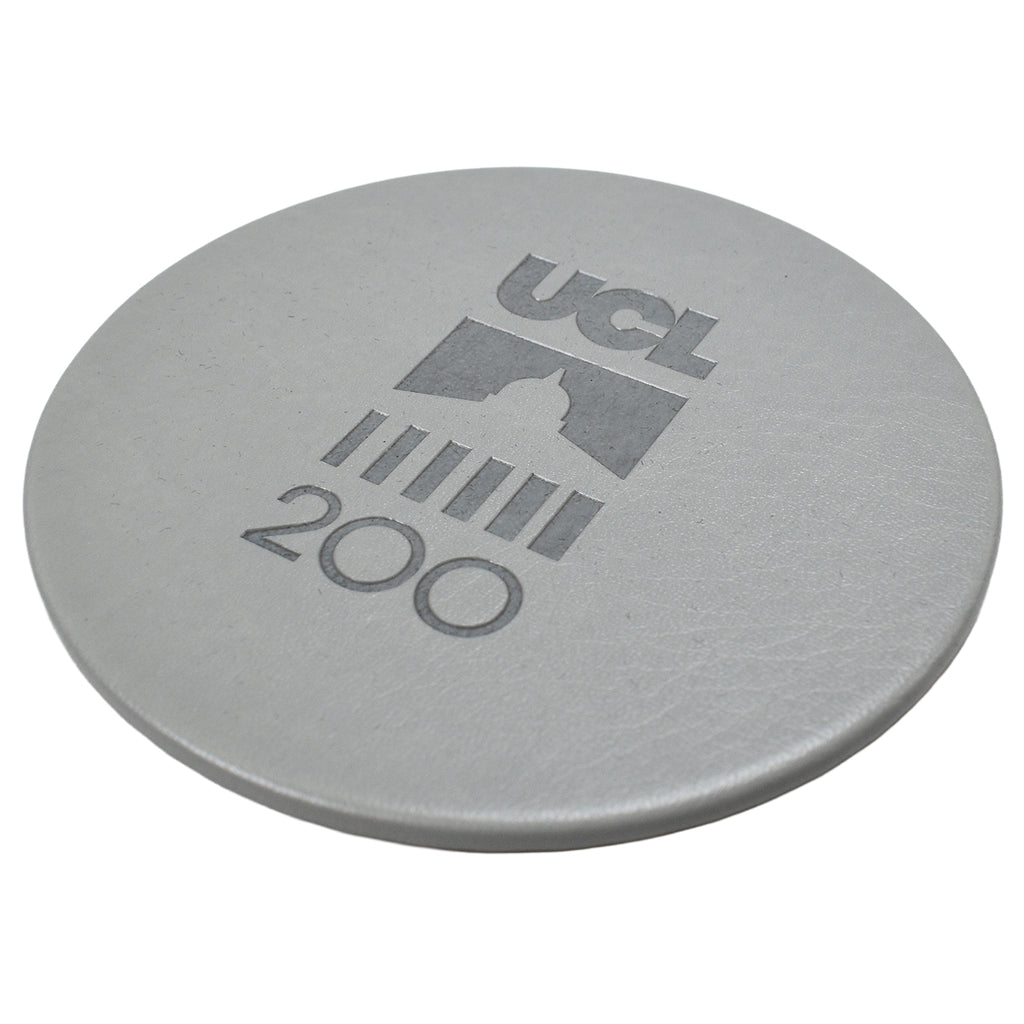 UCL200 Round Leatherette Coaster