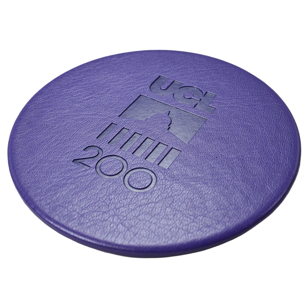 UCL200 Round Leatherette Coaster