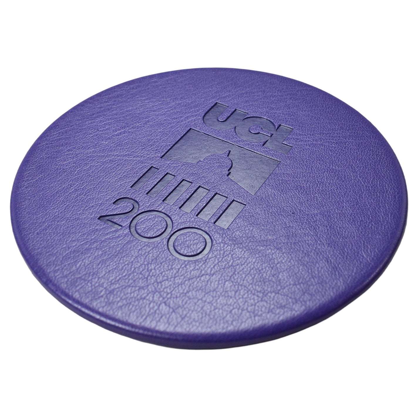 UCL200 Round Leatherette Coaster